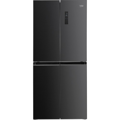 Beko GNO4031GS Ντουλάπα Ανθρακί Γυαλί 421lt NoFrost Υ180xΠ79xΒ70cm Dark Grey